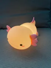 Axolotl Cute Squishy Night Light - Perfect Gift 🎁 photo review