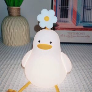 Cute Flower Duck LED Squishy Night Light photo review