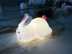 Squishy LED Rabbit Night Light – Tap to Glow! photo review