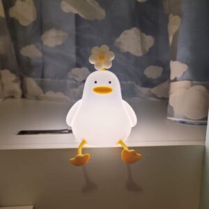 Cute Flower Duck LED Squishy Night Light photo review